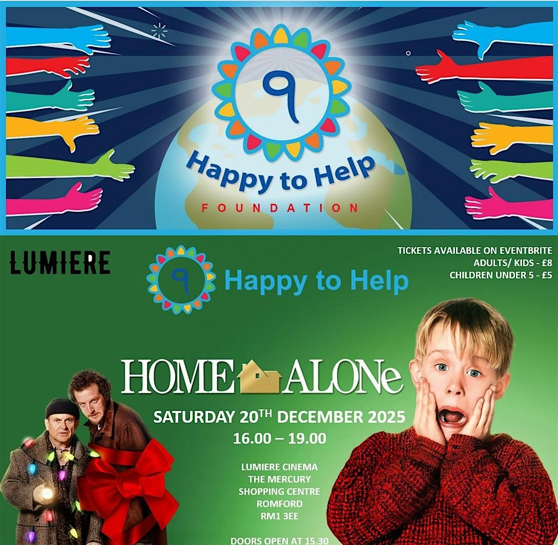 THE HAPPY TO HELP FOUNDATION - LUMIERE CINEMA - CHRISTMAS SCREENING, 20 December | Event in Romford | AllEvents