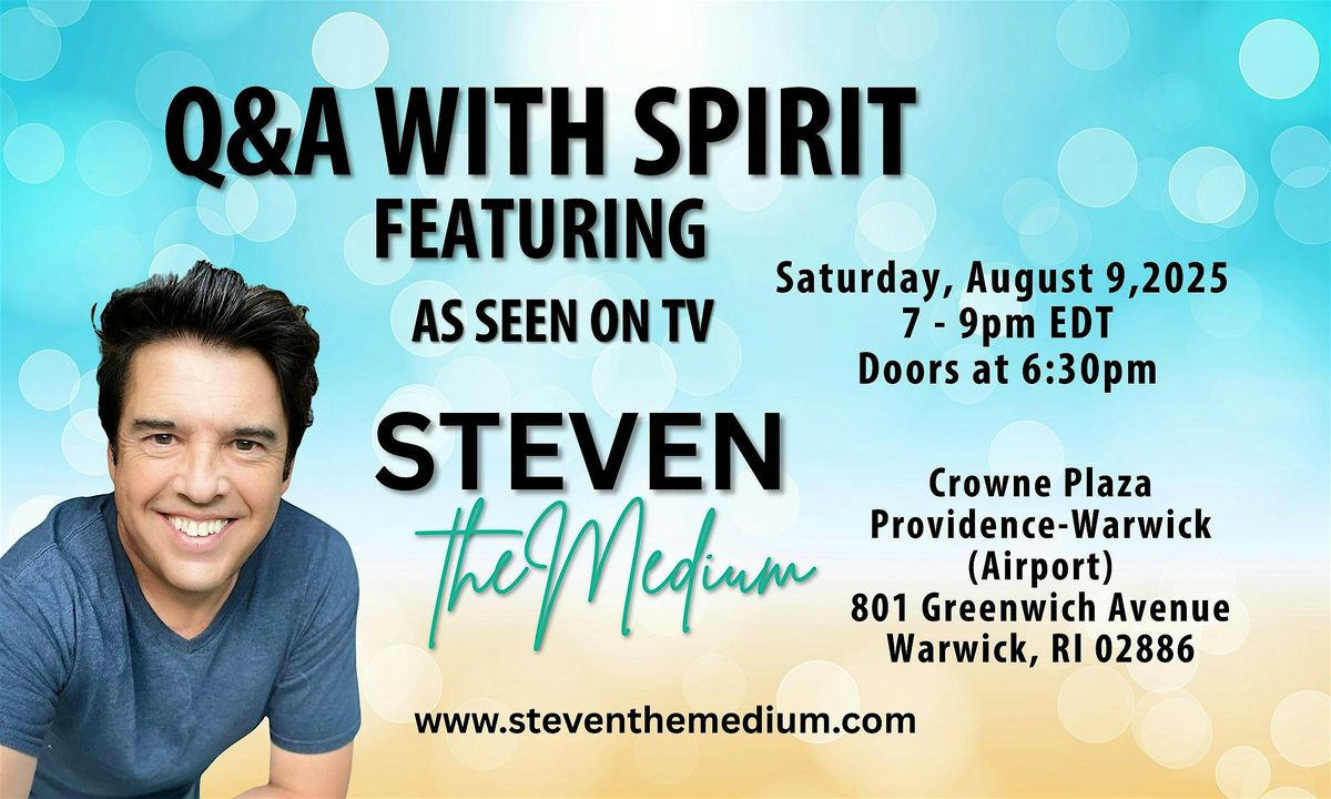 A Medium (as seen on tv) experience where you ask spirit questions!, 9 August | Event in Warwick | AllEvents