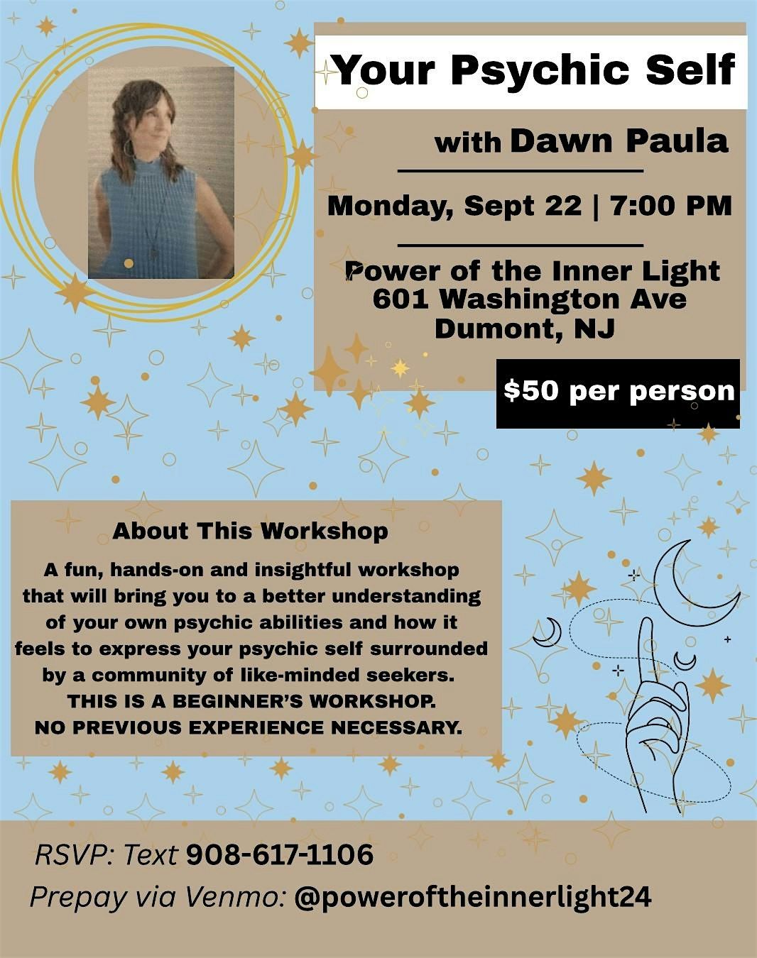 Your Psychic Self, 22 September | Event in Dumont | AllEvents