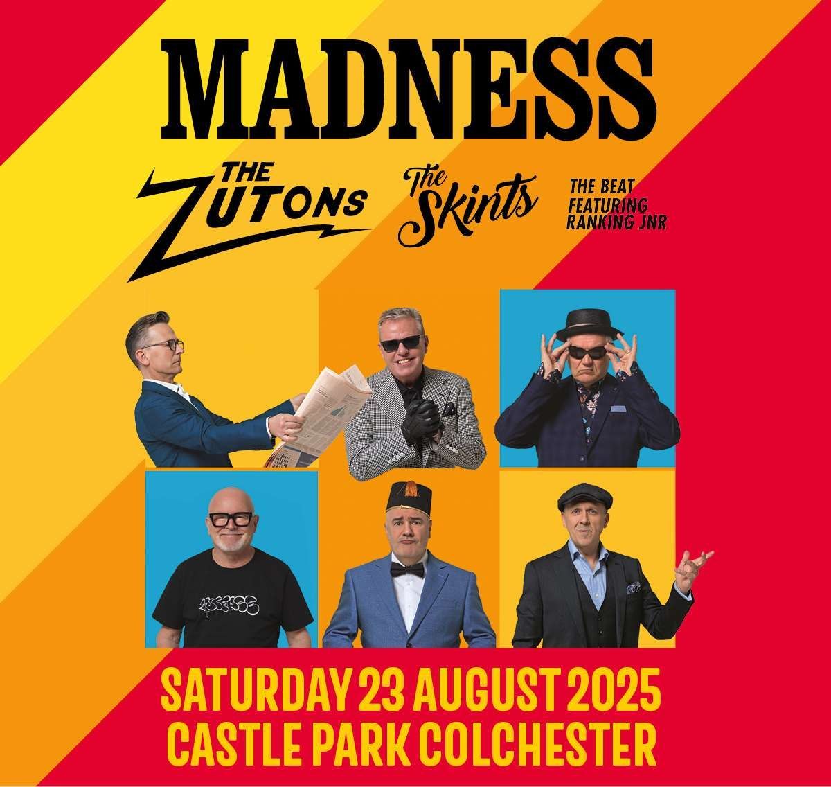 Madness Colchester Tickets, 23 August | Event in Colchester | AllEvents