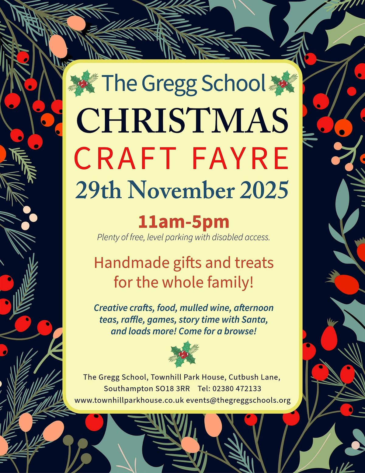 The Gregg BIG Chistmas Craft Fayre | Event in Southampton | AllEvents