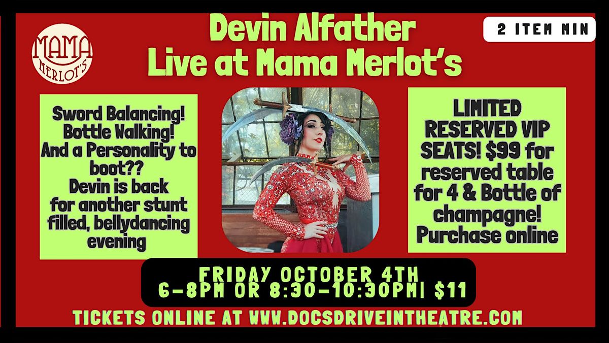 Bellydancing & More: Starring Devin Alfather at the Speakeasy, 4 October | Event in Buda | AllEvents