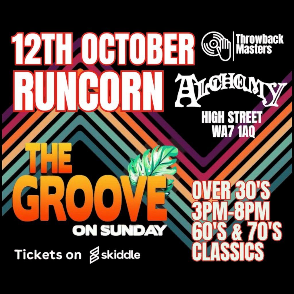 Throwback Masters Runcorn Groove on Sunday 60s 70s for over 30s, 12 October | Event in Runcorn | AllEvents
