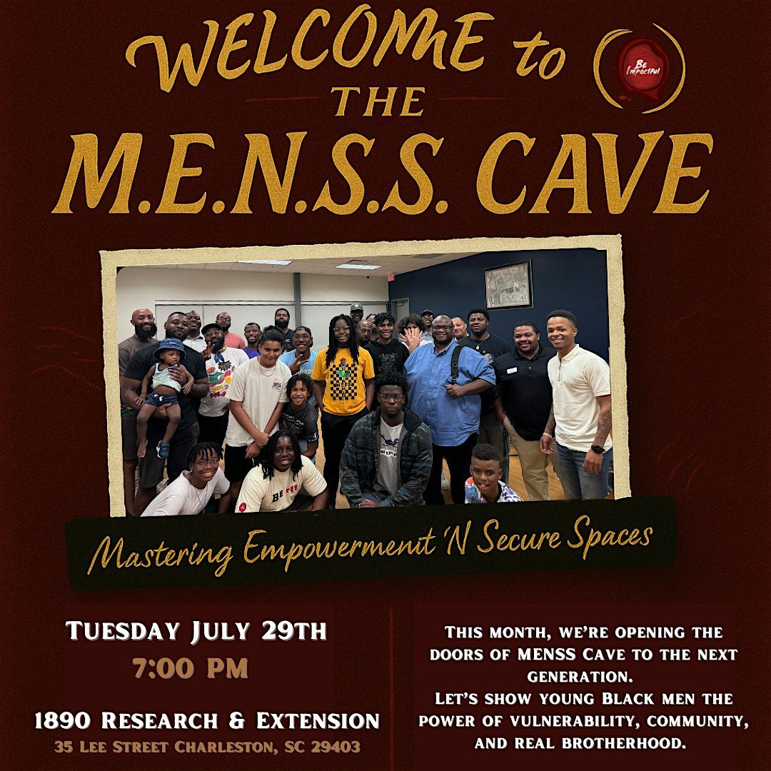 Welcome to the M.E.N.S.S. Cave - 843, 29 July | Event in Charleston | AllEvents