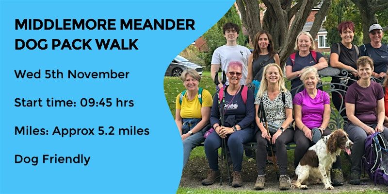 MIDDLEMORE MEANDER DOG WALK | 5.2 MILES | DAVENTRY, 5 November | Event in Daventry | AllEvents