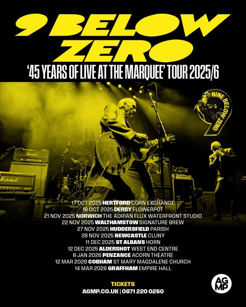 Nine Below Zero St. Albans Tickets, 11 December | Event in St. Albans | AllEvents