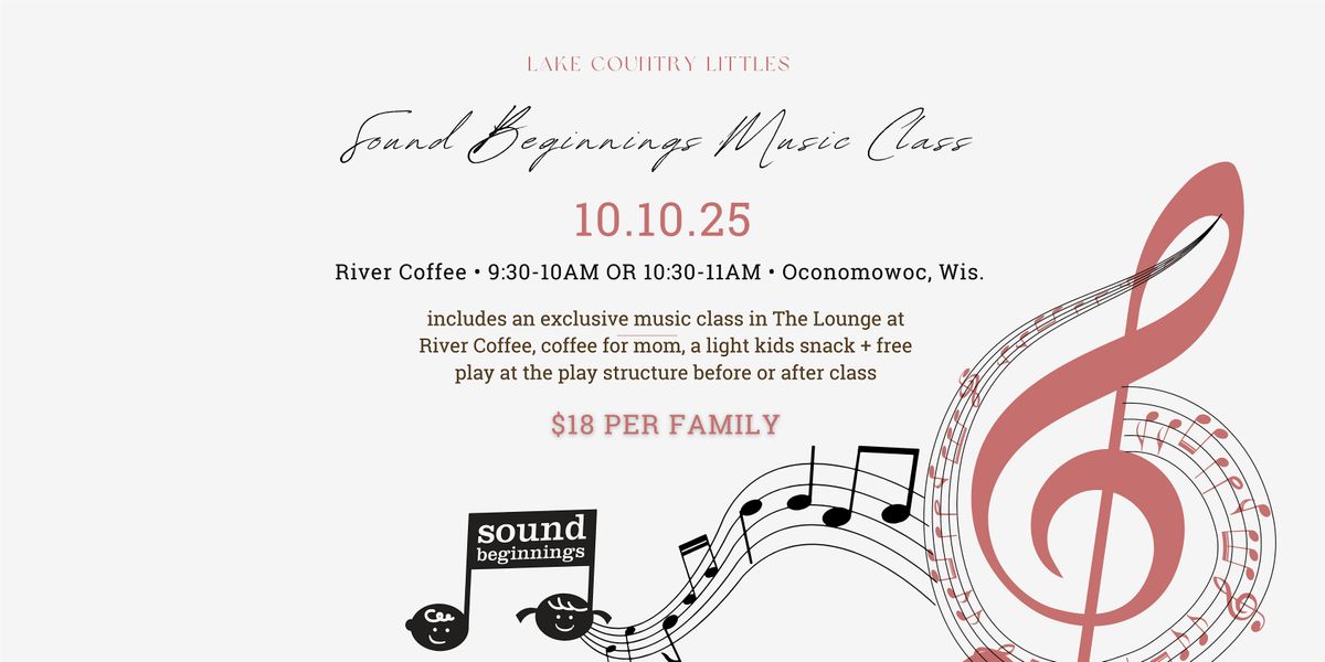 Sound Beginnings Music Class, 10 October | Event in Oconomowoc | AllEvents