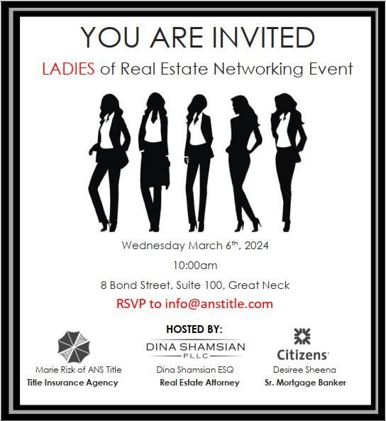 Ladies of Real Estate Networking Event, 8 Bond Street Great Neck NY, 6