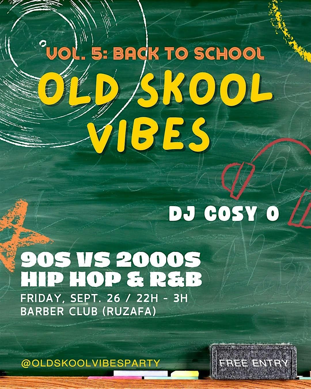 Old Skool Vibes - Vol. 5: 90s & 00s Hip Hop and R&B Night | Event in València | AllEvents