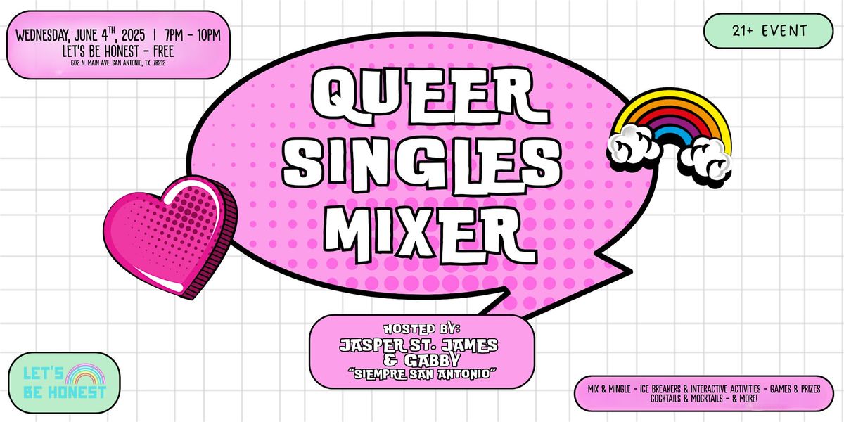 Queer Singles Mixer, 4 June | Event in San Antonio | AllEvents