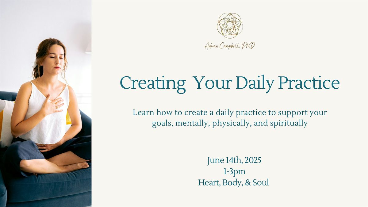 Creating Your Daily Practice, 14 June | Event in Columbia | AllEvents