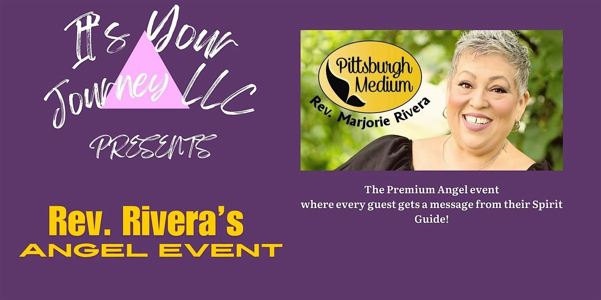 It's Your Journey Presents Rev. Rivera's Angel Event 9/20/25, 20 September | Event in Huron | AllEvents
