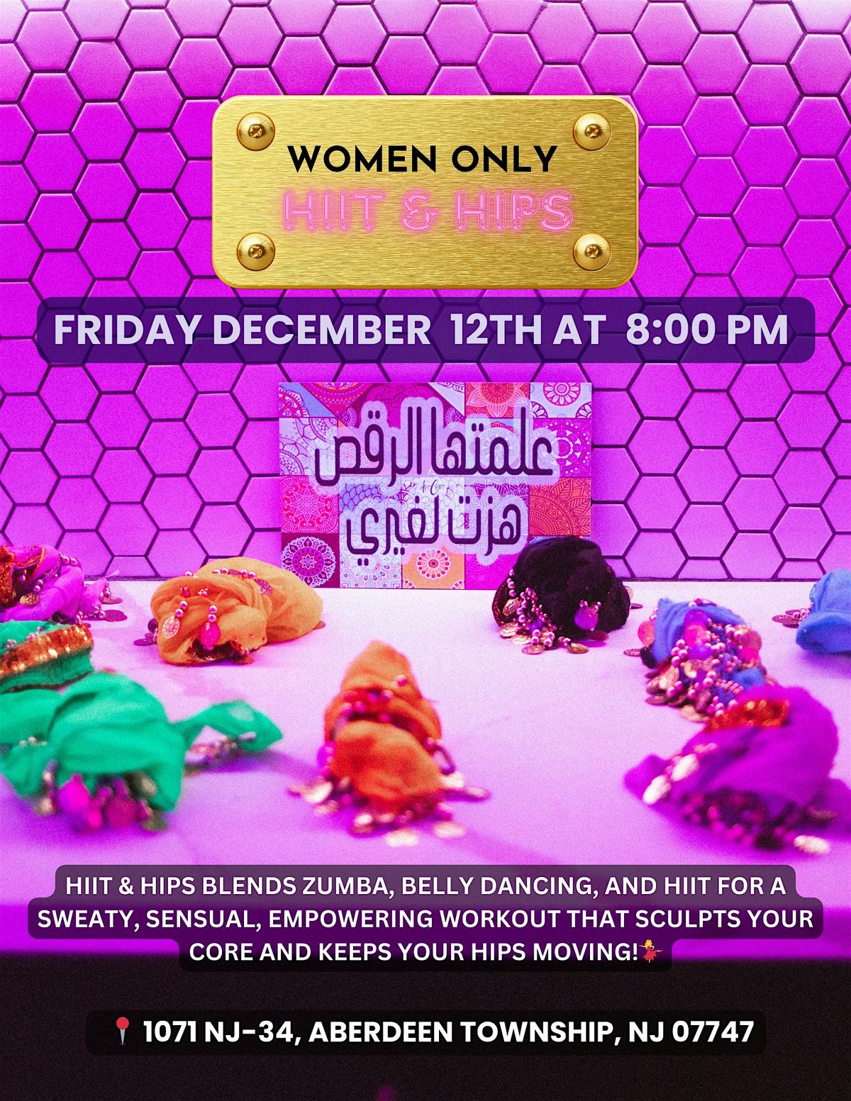 HIIT & HIPS, 12 December | Event in Aberdeen Township | AllEvents