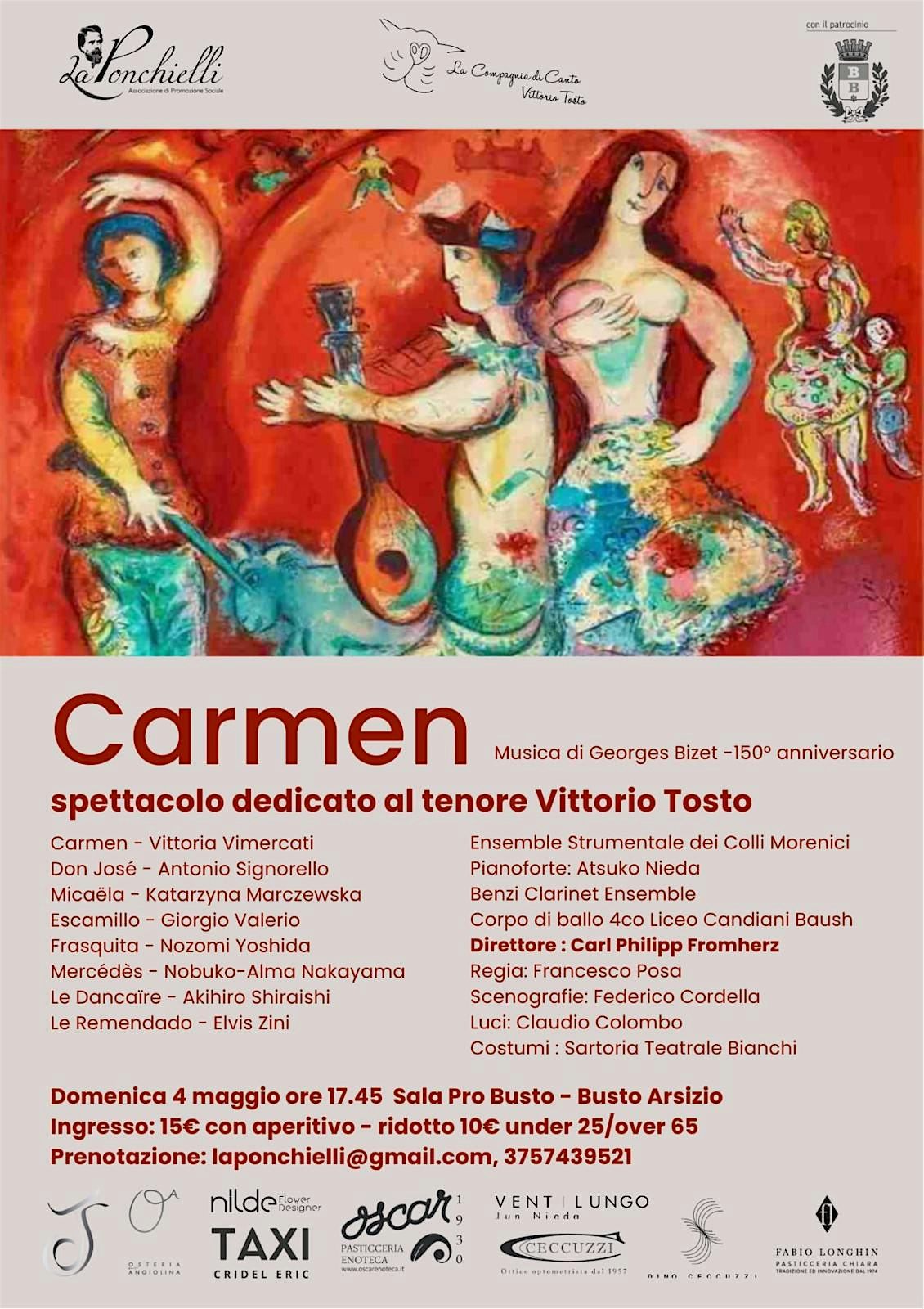 Carmen di G. Bizet | Event in Busto Arsizio | AllEvents