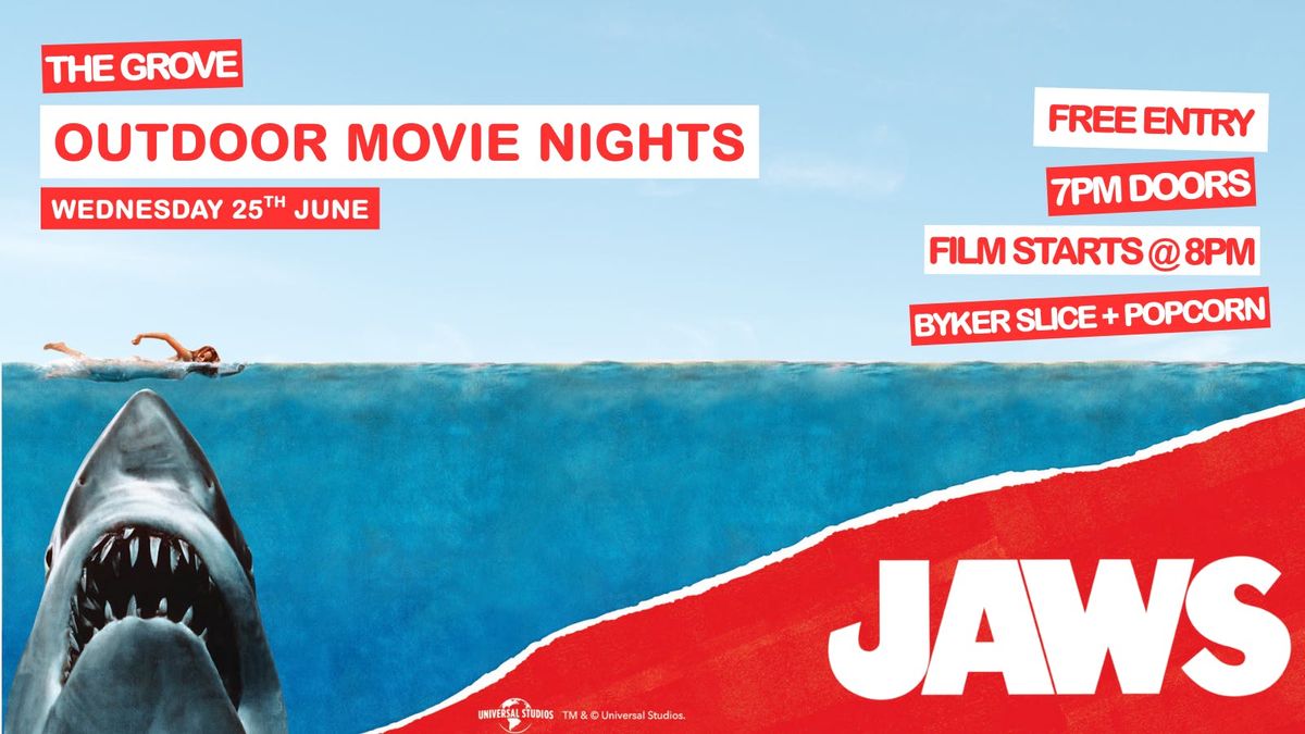 Outdoor Film Nights: JAWS, 25 June | Event in Newcastle Upon Tyne | AllEvents