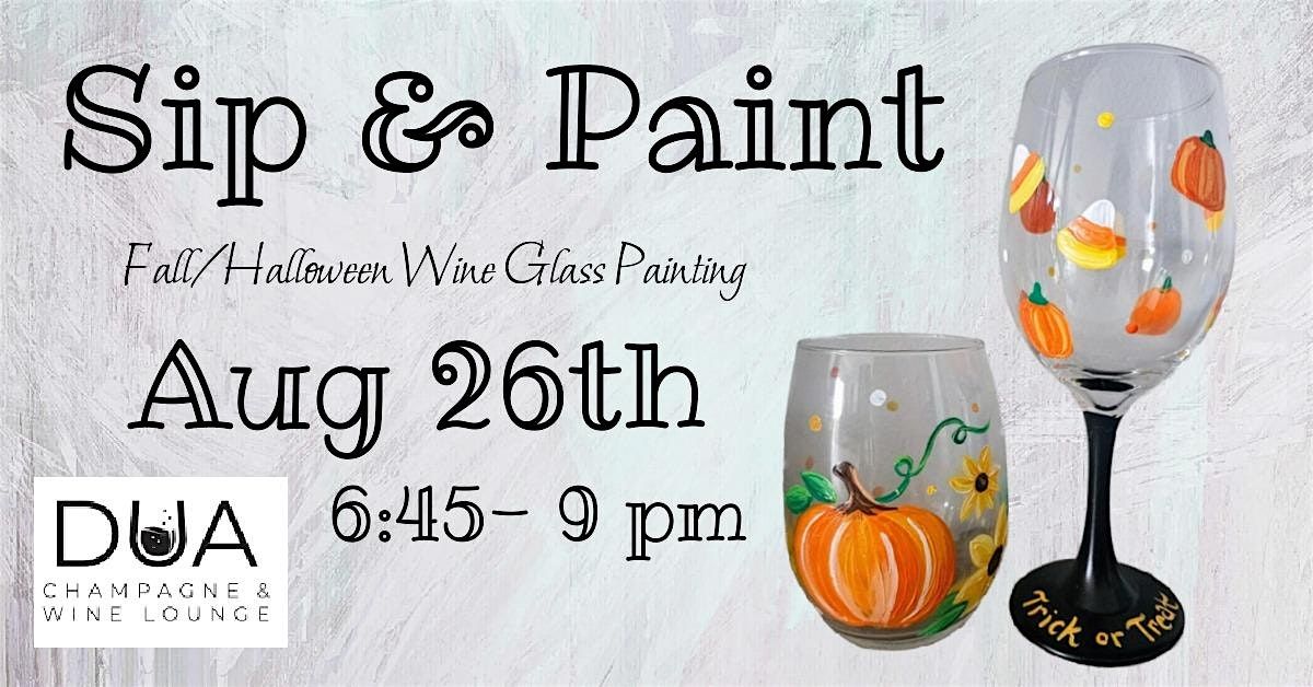 Fall Themed Wine Glass Sip & Paint, 26 August | Event in Lantana | AllEvents