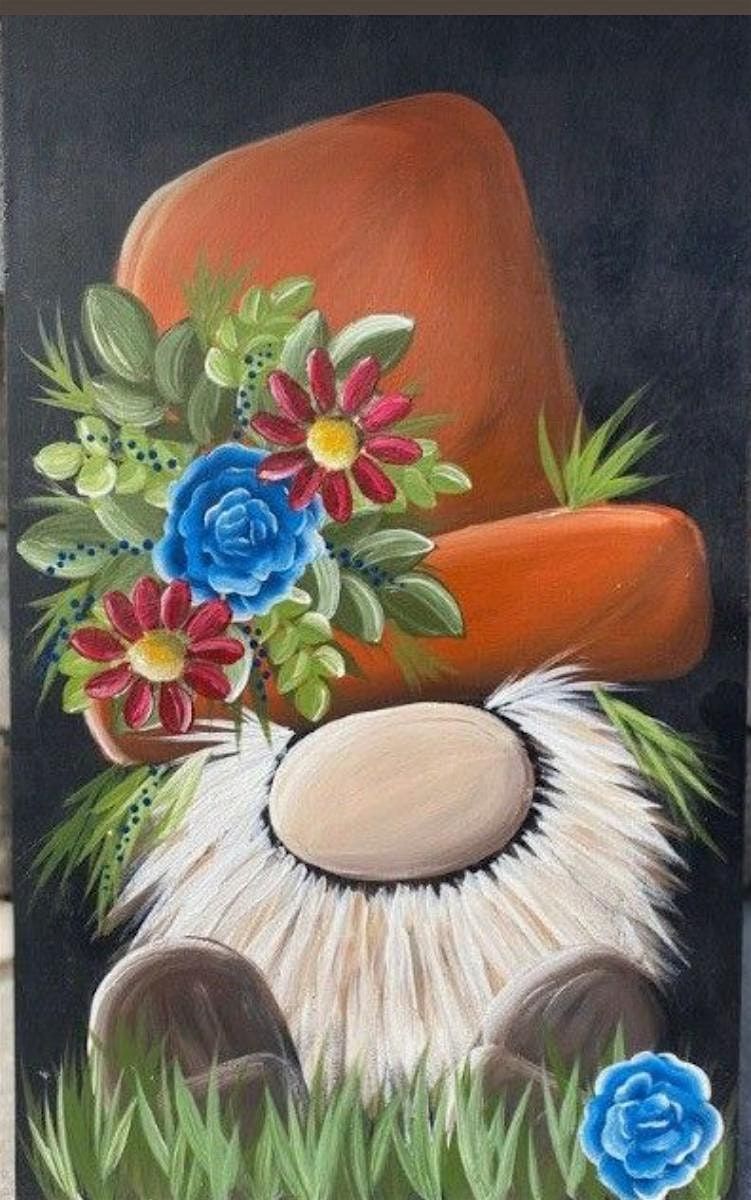 Paint with Ashley Blake “Summer Bloom Gnome” Paint Night, 18 May | Event in Springfield | AllEvents