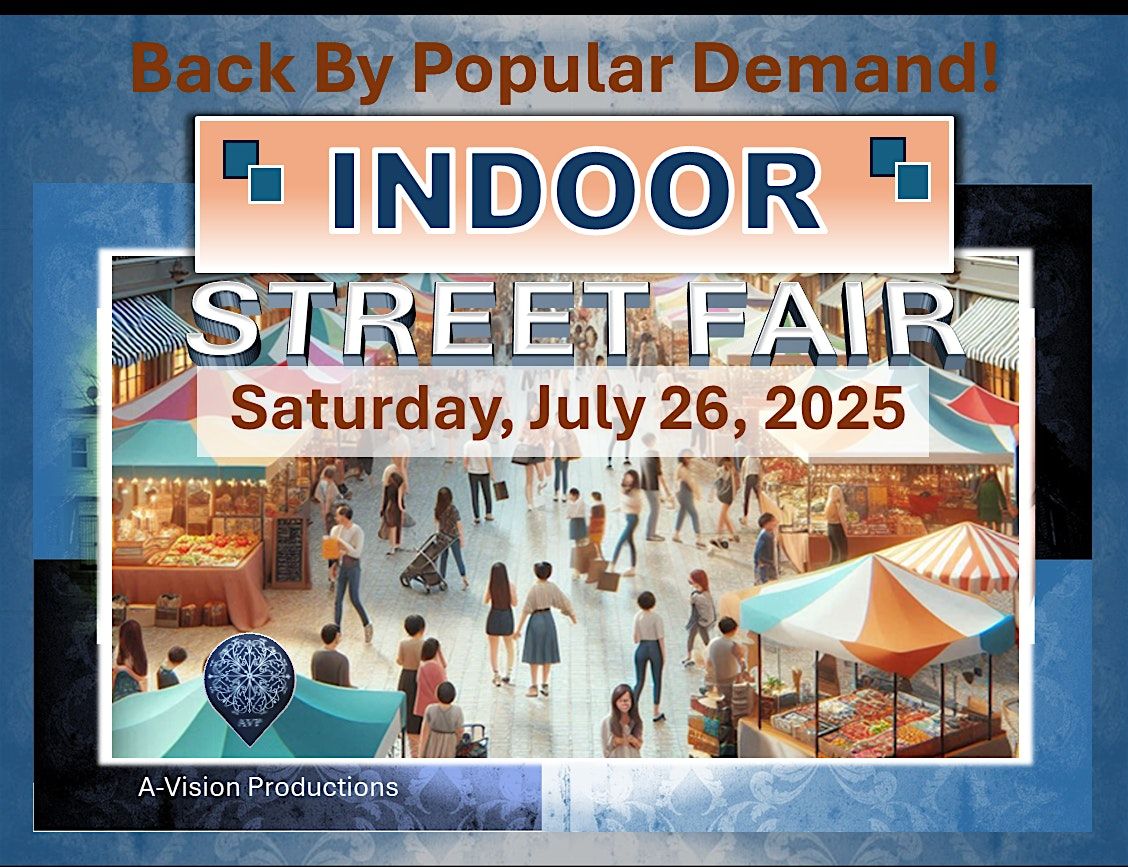 AVP Indoor Street Fair - 2025  (Attendee/Patron), 26 July | Event in Garner | AllEvents