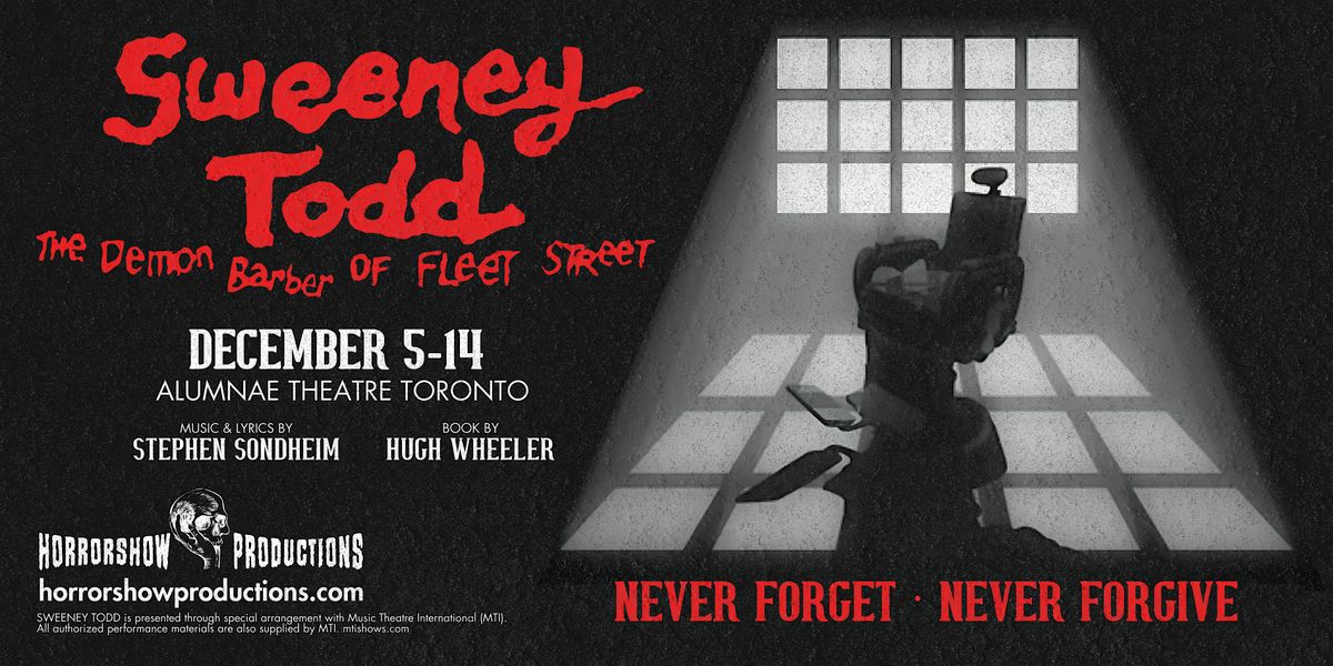 Sweeney Todd | The Legendary Musical | Toronto, 12 December | Event in Toronto | AllEvents