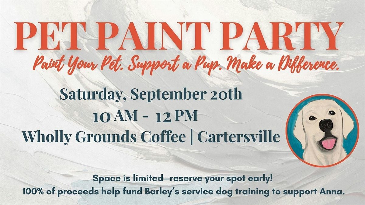 Pet Paint Party, 20 September | Event in Cartersville | AllEvents
