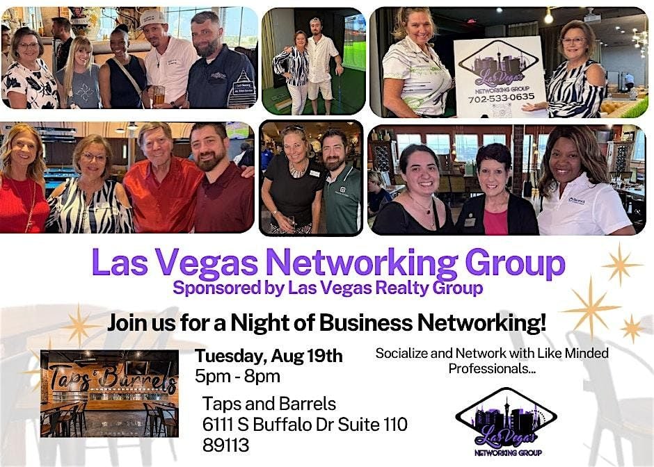 A Night of Business Networking, 19 August | Event in Las Vegas | AllEvents