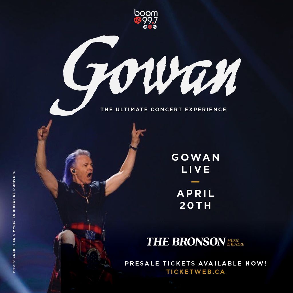 Gowan at Centre in the Square Ontario, 14 February | Event in Kitchener | AllEvents