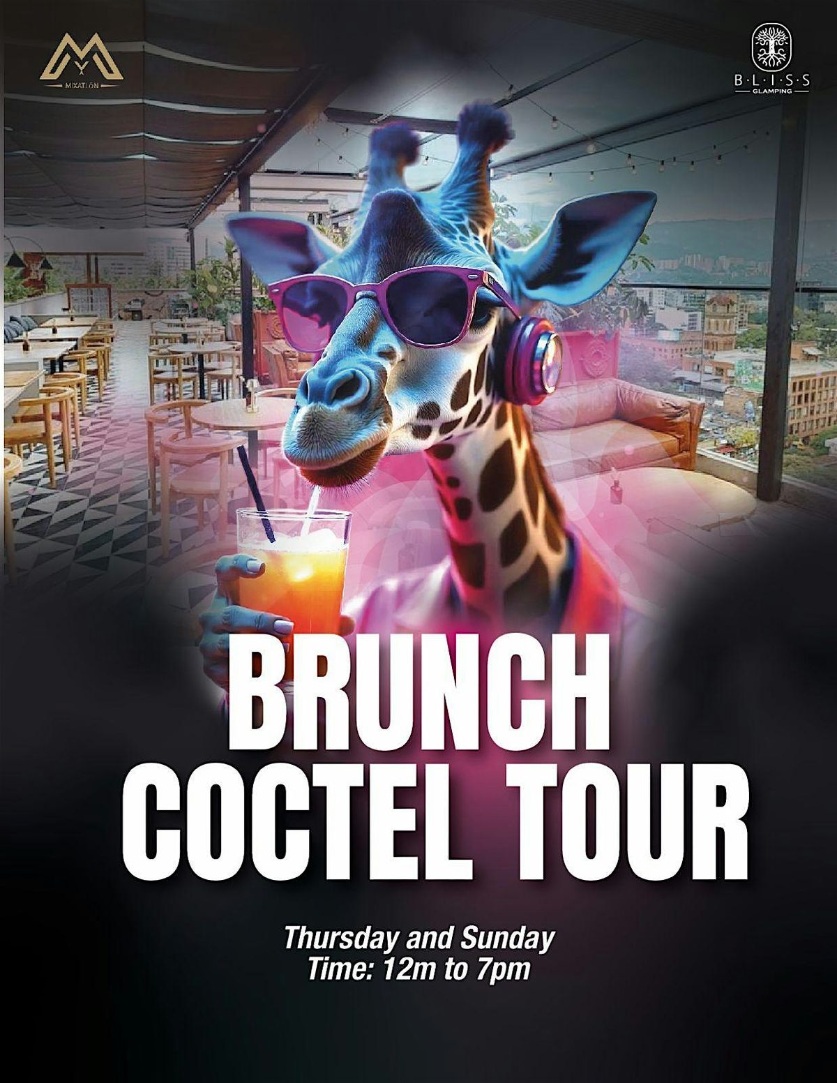 Brunch cóctel tour, 16 October | Event in El Poblado | AllEvents