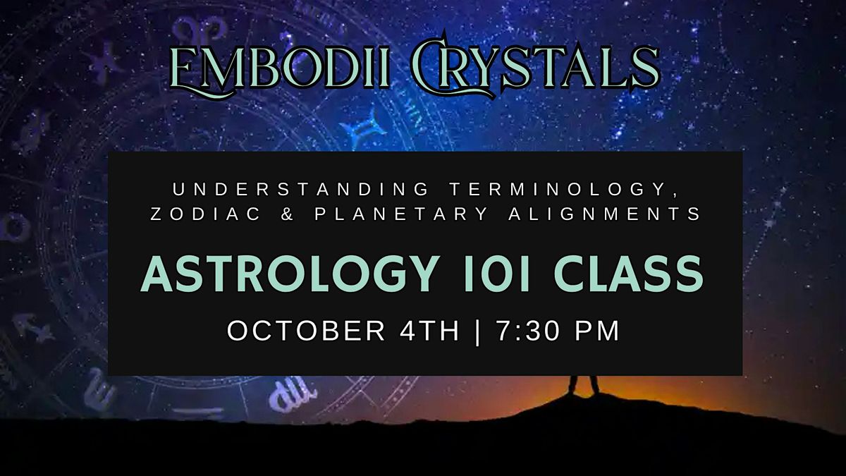 Astrology 101 Class:  Planets, Zodiac & Birth Charts explained, 4 October | Event in Richland Hills | AllEvents