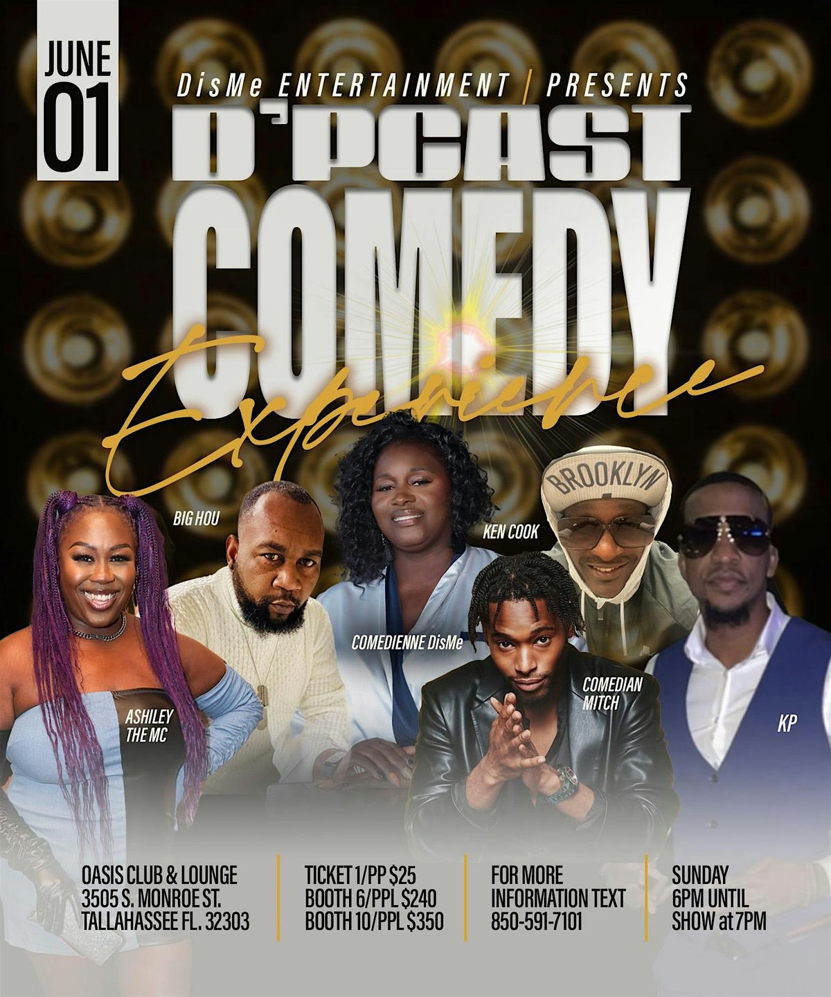 D'PCast Comedy Show Experience, 20 July | Event in Tallahassee | AllEvents
