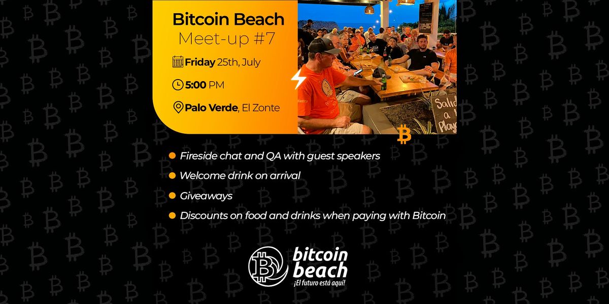 Bitcoin Beach Meet-Up #7, 25 July | Event in Chiltiupán | AllEvents