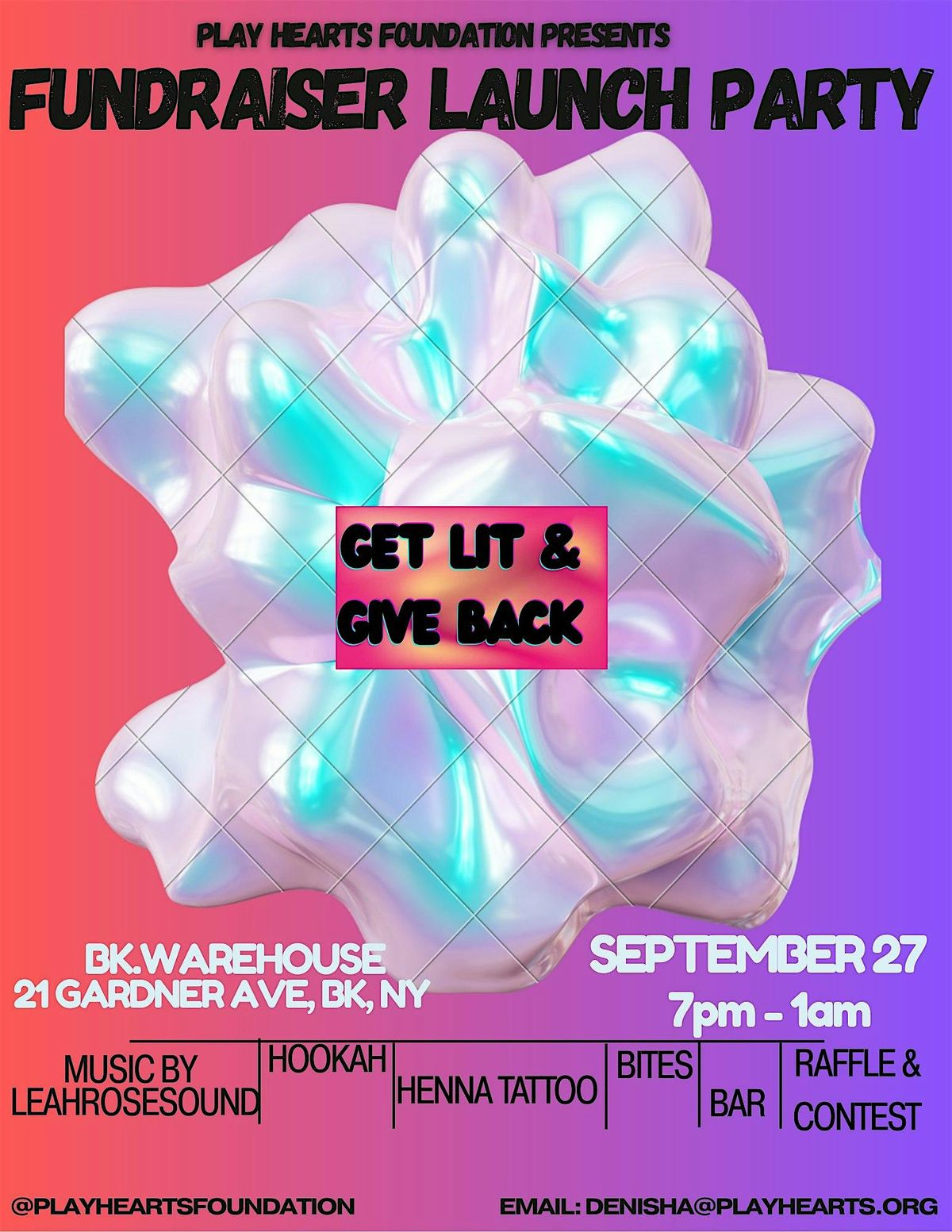 Launch Party Fundraiser, 27 September | Event in Brooklyn | AllEvents