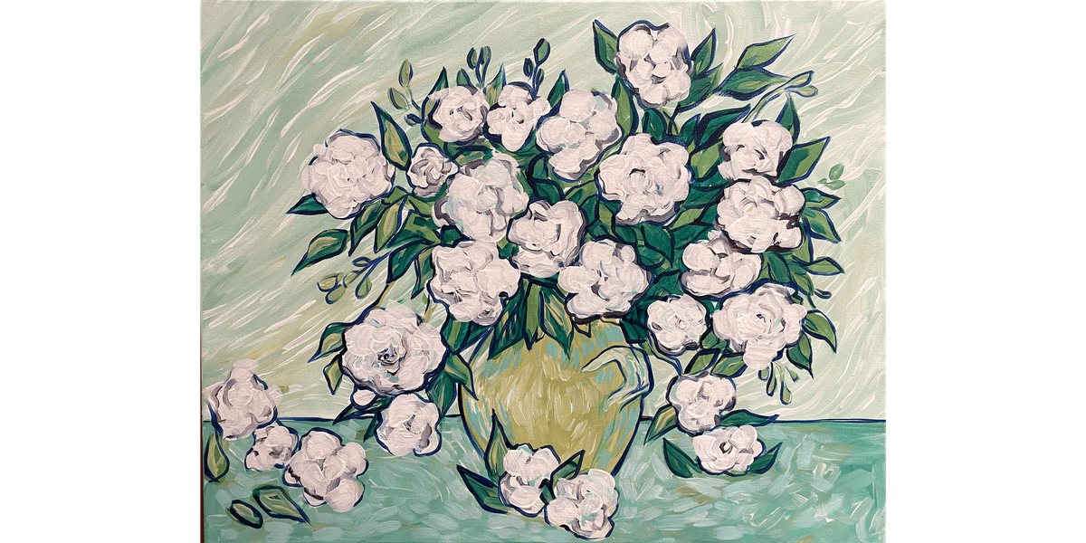 Roses ala Van Gogh - Paint and Sip in Boston | Classpop!™, 25 October | Event in Lexington | AllEvents