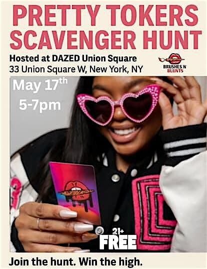 PRETTY TOKERS SCAVENGER HUNT, 17 May | Event in New York | AllEvents