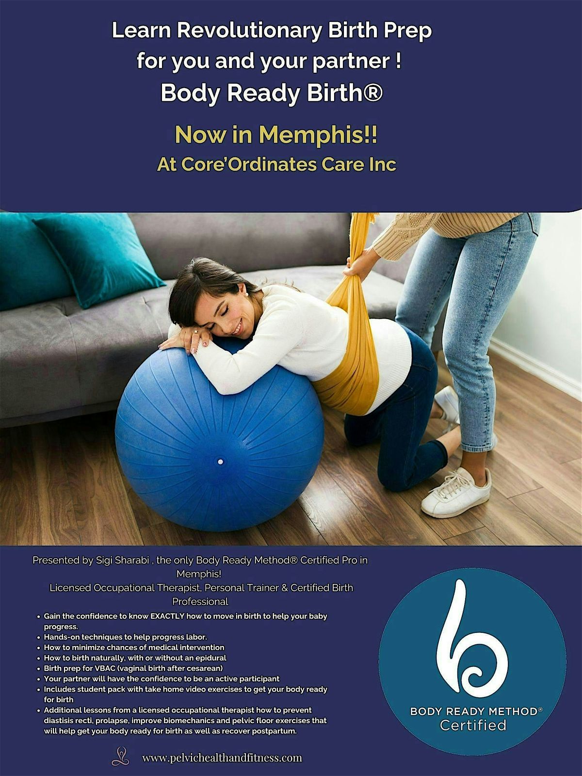 Body Ready Birth Method | Powered by Core'Ordinates, 3 August | Event in Memphis | AllEvents