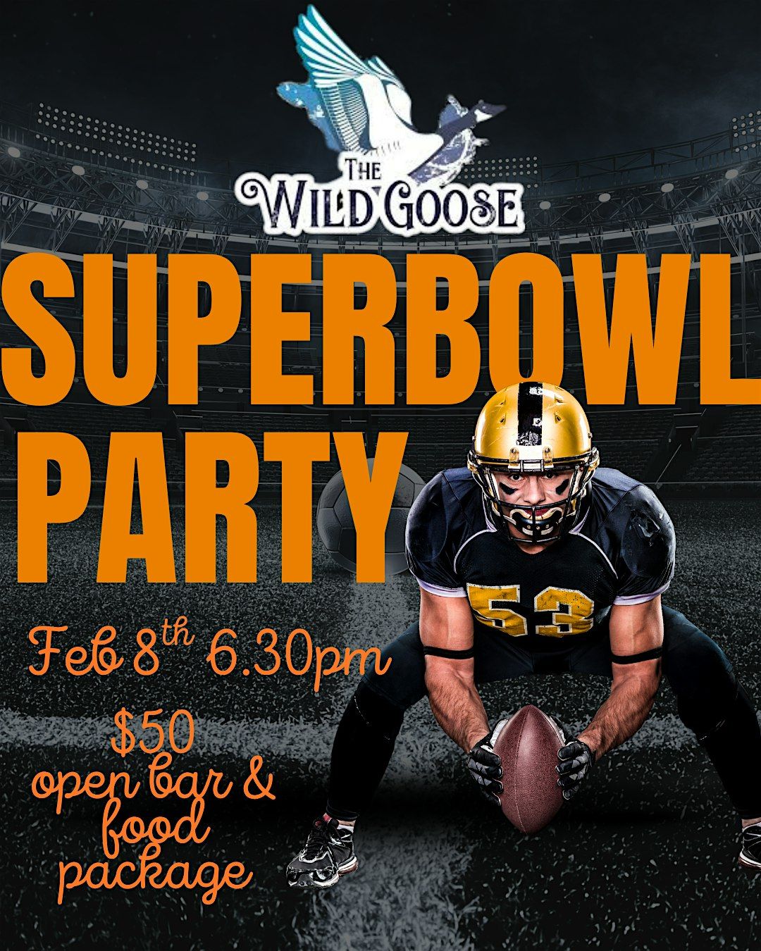Wild Goose SuperBowl watch party!, 8 February | Event in Queens | AllEvents