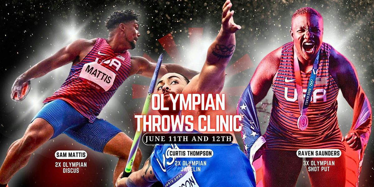 Olympian Throws Clinic with Raven Saunders, Sam Mattis, and Curtis Thompson, 11 June | Event in Hoover | AllEvents