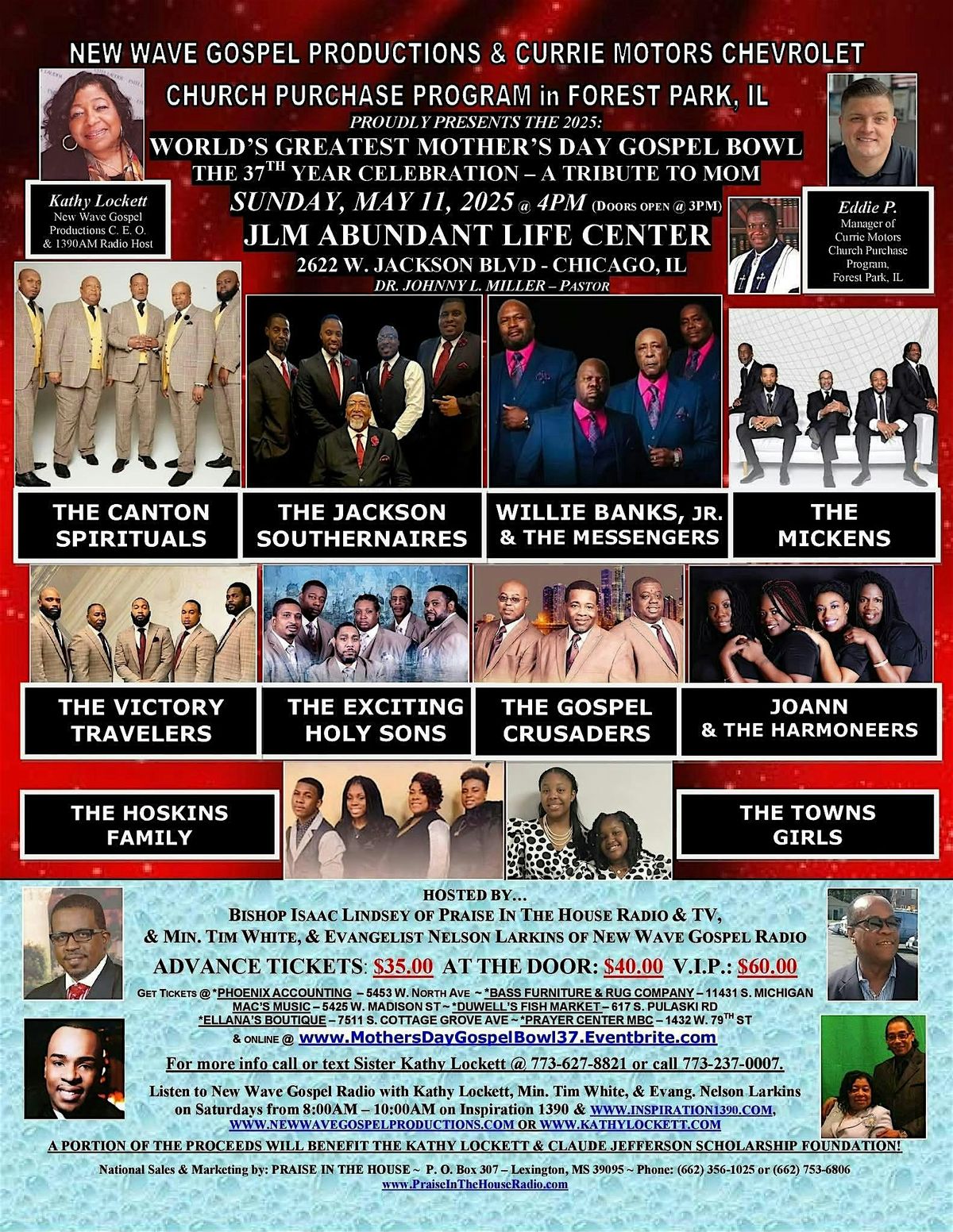 The World's Greatest Mother's Day Gospel Bowl#37, 11 May | Event in Chicago | AllEvents