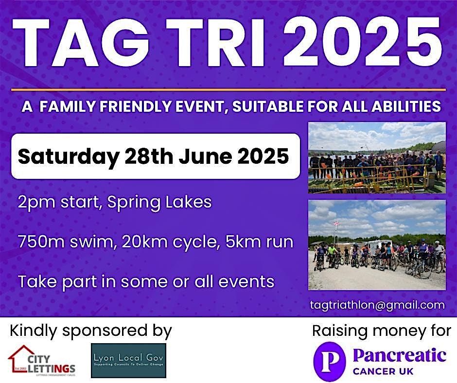 Tag Triathlon 2025, 28 June | Event in Long Eaton | AllEvents
