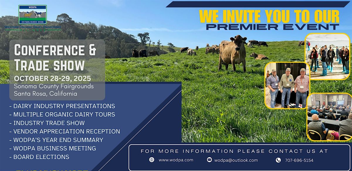 2025 WODPA Trade Show Vendor Registration, 28 October | Event in Santa Rosa | AllEvents