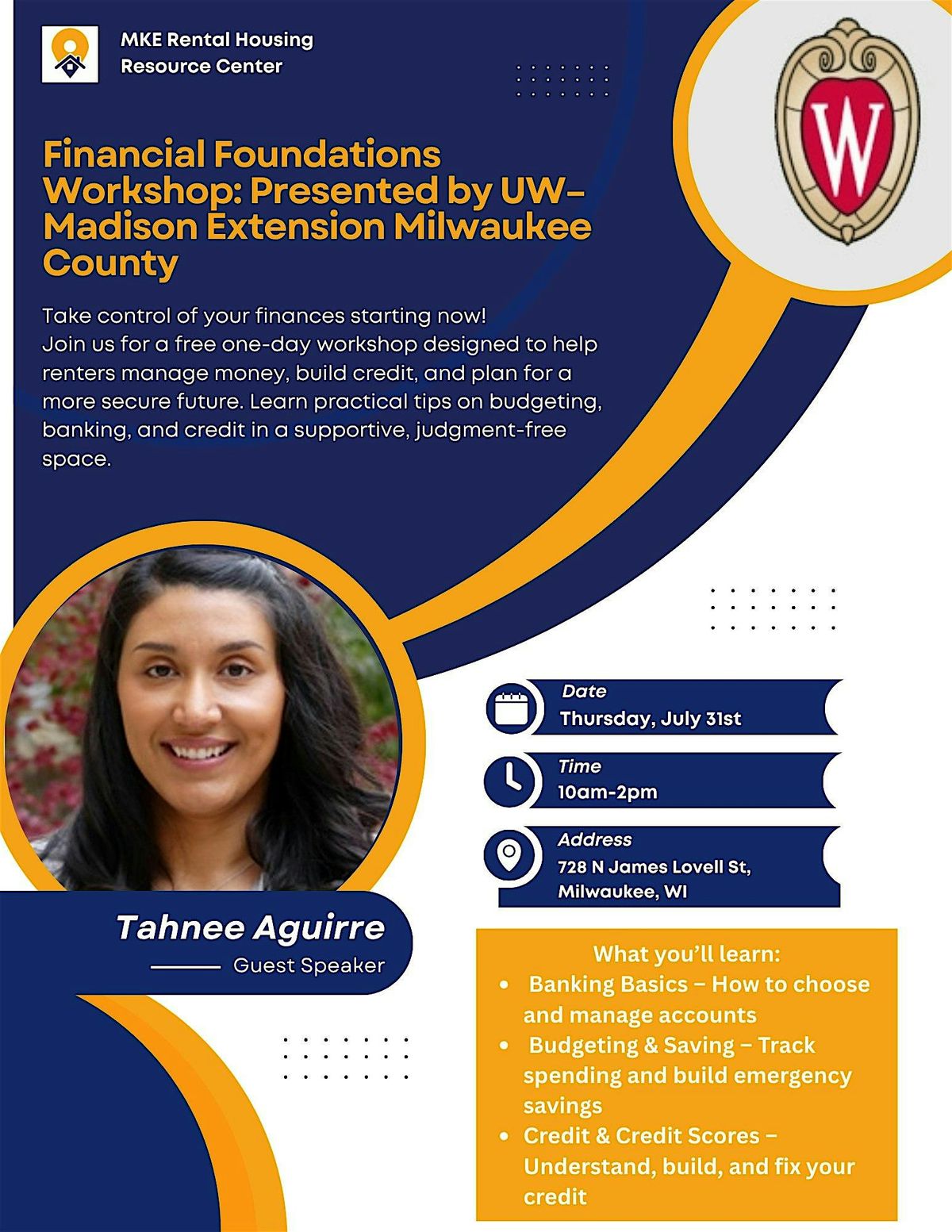 Financial Foundations Workshop, 31 July | Event in Milwaukee | AllEvents
