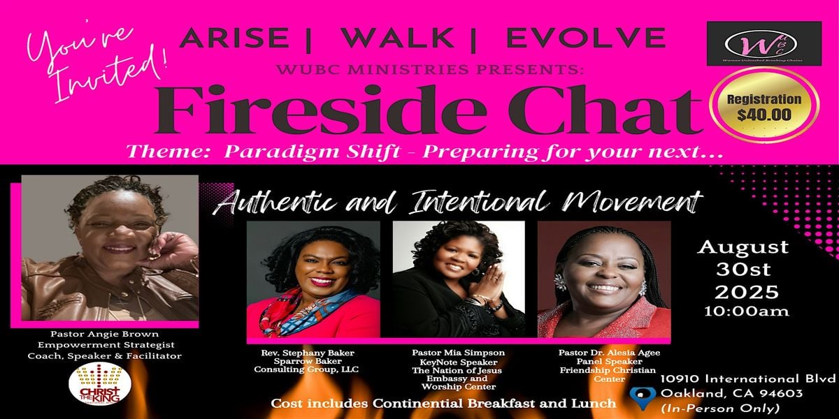 Fireside Chat 2025, 30 August | Event in Oakland | AllEvents