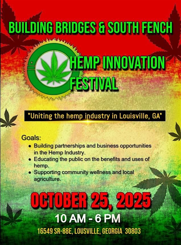 Building Bridges Hemp Innovation Festival, 25 October | Event in Avera | AllEvents