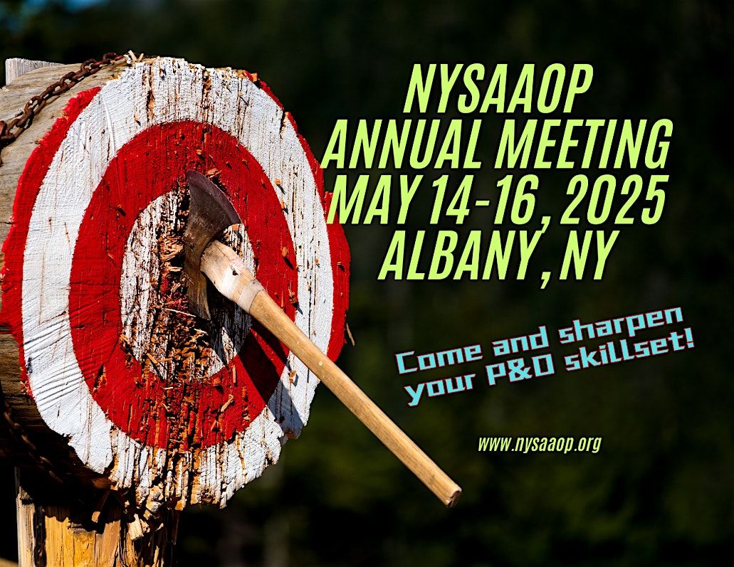 May 14-16, 2025 New York Chapter AAOP Annual Meeting, 14 May | Event in Albany | AllEvents
