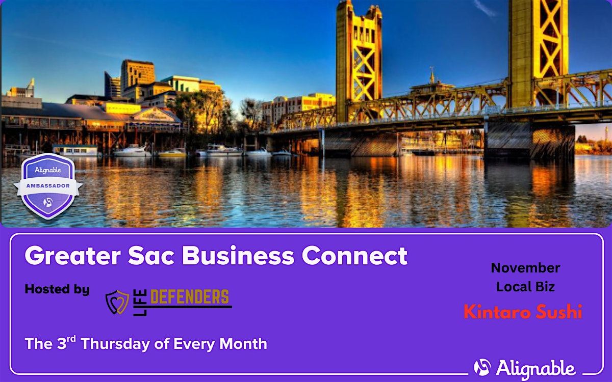 Alignable Greater Sac Business Connect, 20 November | Event in Elk Grove | AllEvents