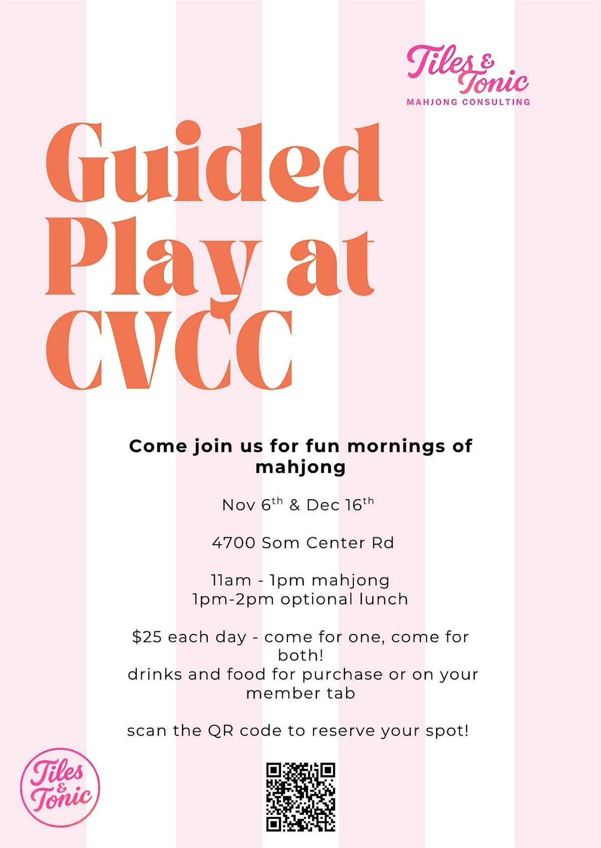 Open Play at Chagrin Valley Country Club, 16 December | Event in Chagrin Falls | AllEvents