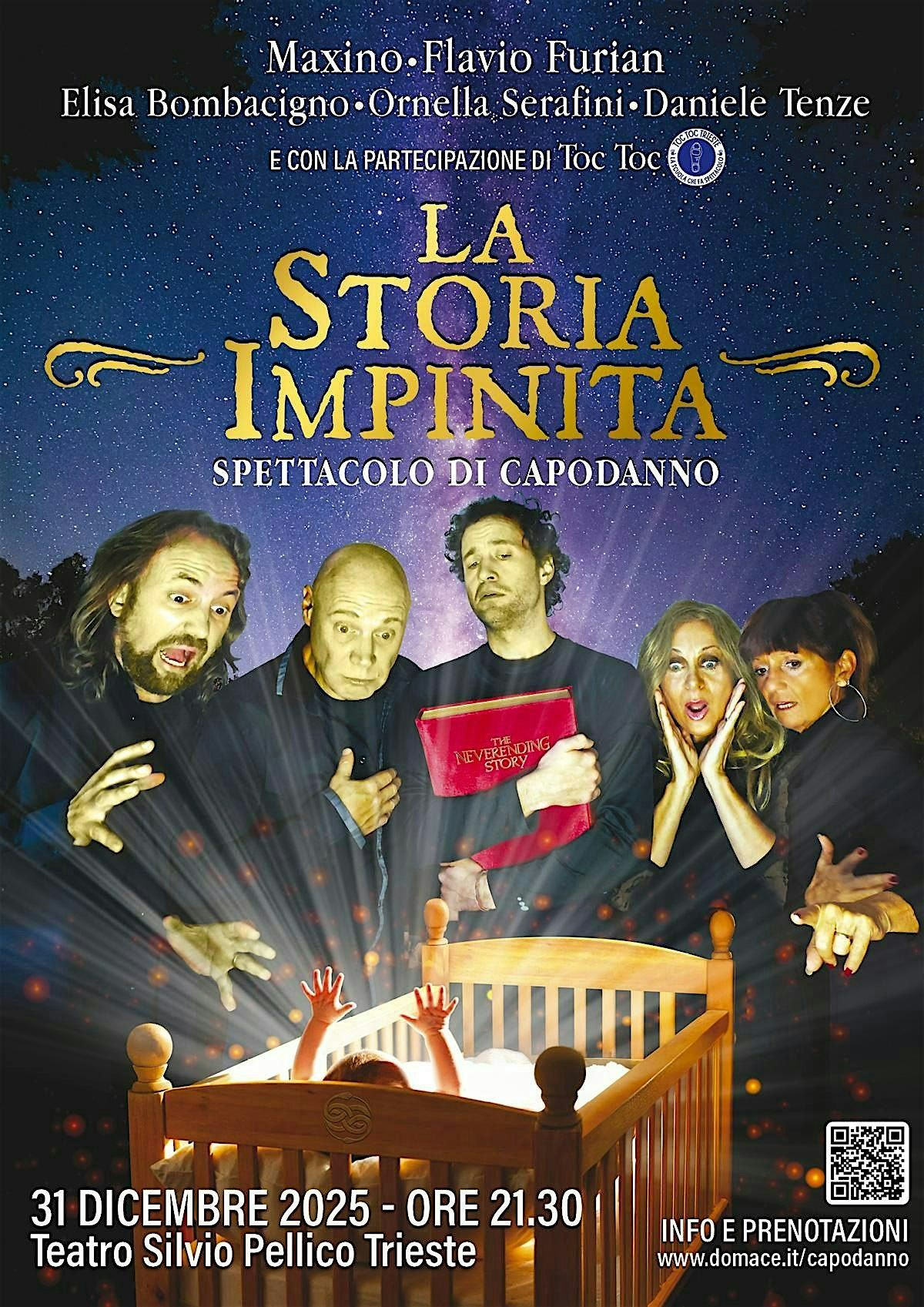 Capodanno con Domace - LA STORIA IMPINITA, 31 December | Event in Trieste | AllEvents