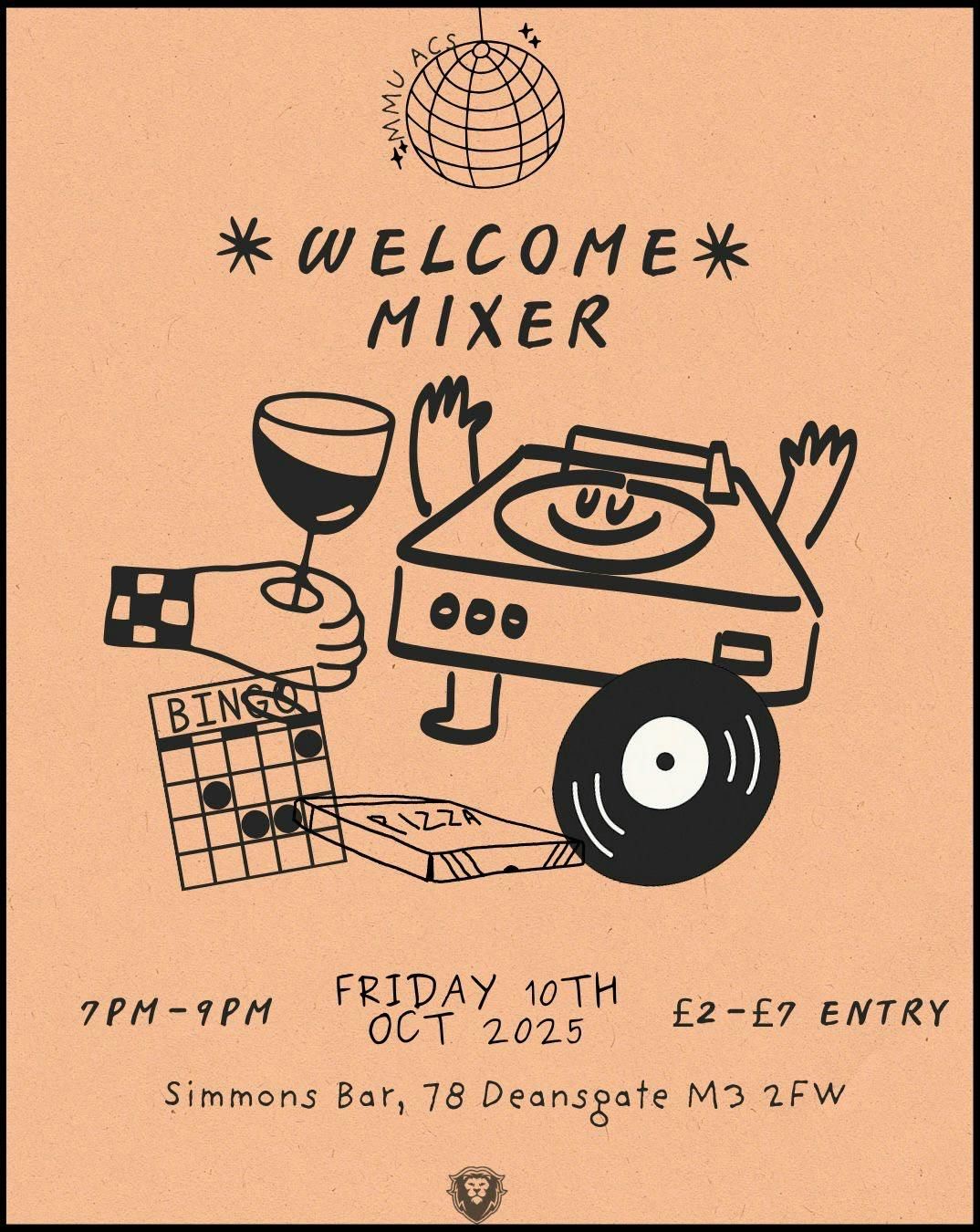 🎉 Man Met ACS: Welcome Mixer — Find Your Crowd, 10 October | Event in Manchester | AllEvents