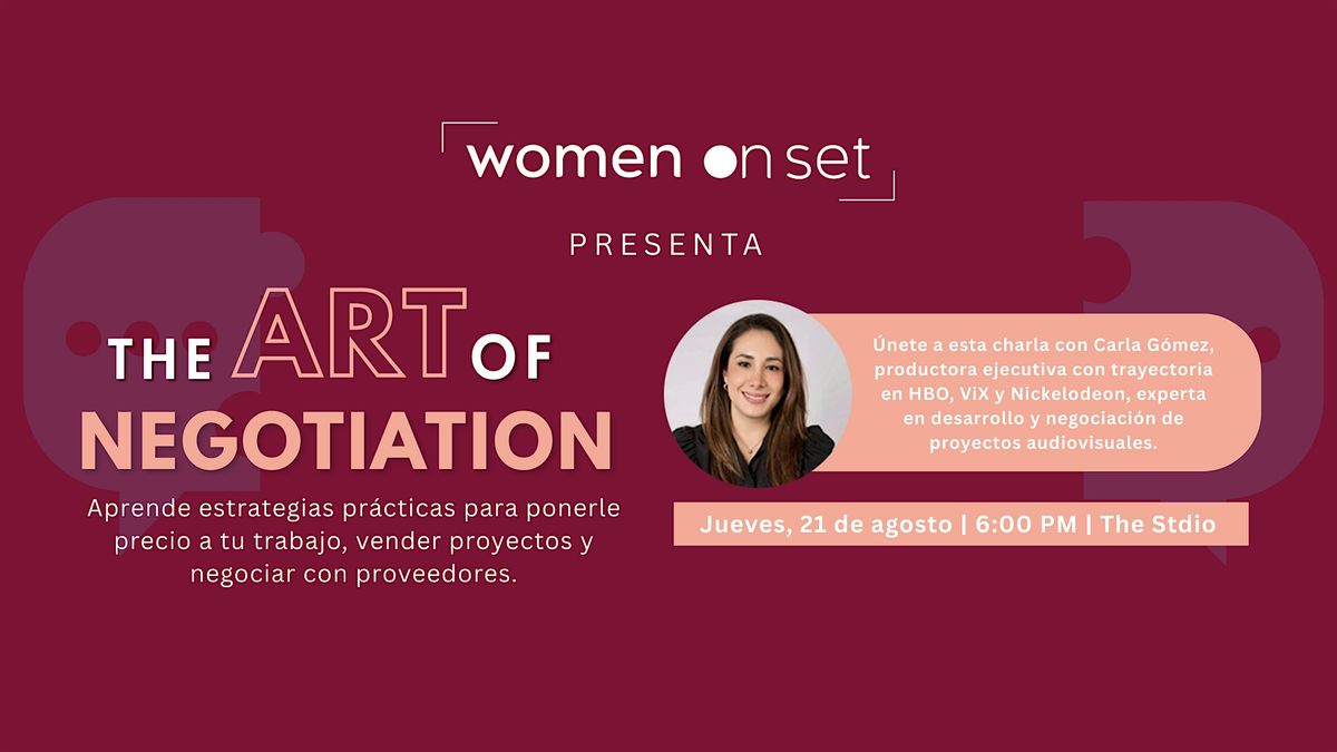 The Art of Negotiation, 21 August | Event in Miami | AllEvents