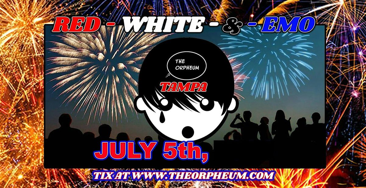 Red - White - & - Emo, 5 July | Event in Tampa | AllEvents