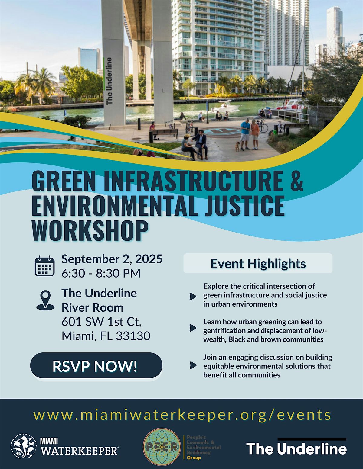 Miami Waterkeeper Presents: Green Infrastructure & ENV Justice Workshop, 2 September | Event in Miami